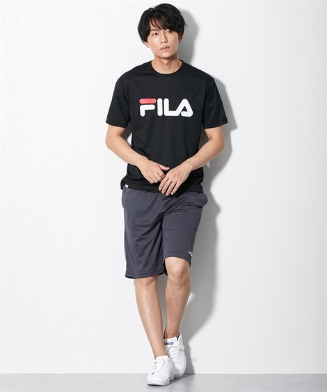 FILA(フィラ) ビッグロゴドライ半袖Tシャツ （吸水速乾・UVカット