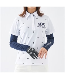 marie claire sport ２点セット　インナー付き半袖シャツ (大きいサイズあり) (マリクレールスポーツ ゴルフ)