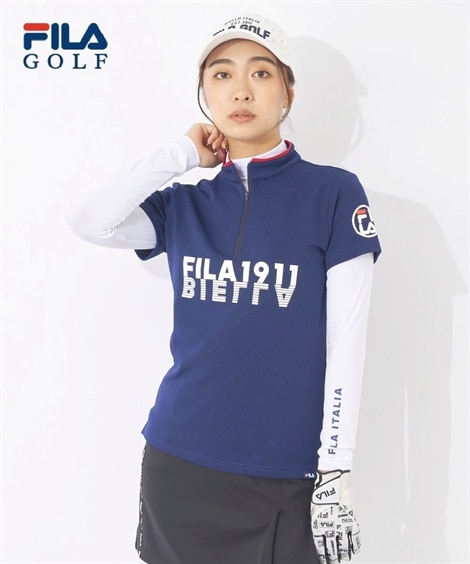 FILA GOLF 半袖シャツ＋インナーシャツ (大きいサイズあり) (フィラゴルフ) 793-500（スポーツウェア トップス）FILAGOLF（フィラゴルフ）