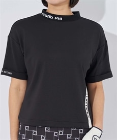 FILA GOLF  冷感軽量ダンボールニットモックネックシャツ(フィラ ゴルフ)(吸汗速乾・UV]カット・接触冷感)