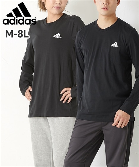 adidas IWO41 M D2M FR LG ロングTシャツ (ユニセックス )(アディダス)（スポーツウェア トップス）adidas（アディダス）