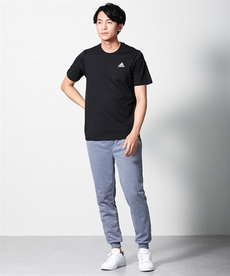 adidas 綿100％ 半袖ロゴTシャツ　(ユニセックス)