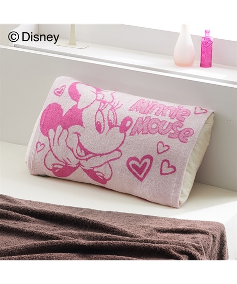 ミニーマウス　のびのびタオル地枕カバー 枕カバー・ピローパッドの商品画像