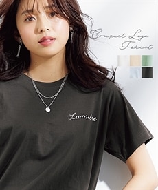 【接触冷感・UVカット】綿１００％ワンポイントTシャツ