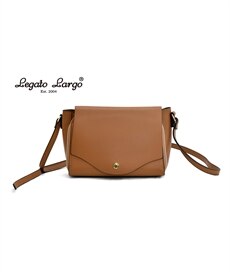 Legato Largo（レガートラルゴ）軽量ボンディングフェイクレザーお財布ショルダーバッグ