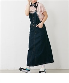 Jumper Skirt　ジャンパースカート（デニム・カラーツイル）