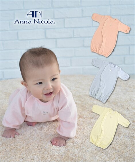 Anna Nicola シンカーパイル 新生児２ＷＡＹドレス（ボディスーツ・新生児肌着）Anna Nicola（Anna Nicola）