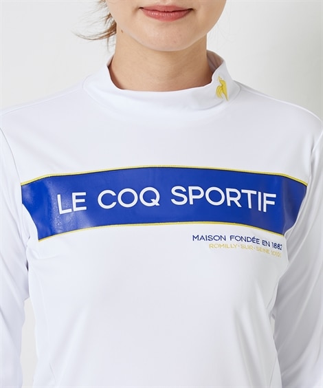 le coq sportif GOLF QGWUJB02 ロゴハイネック長袖シャツ (ルコック
