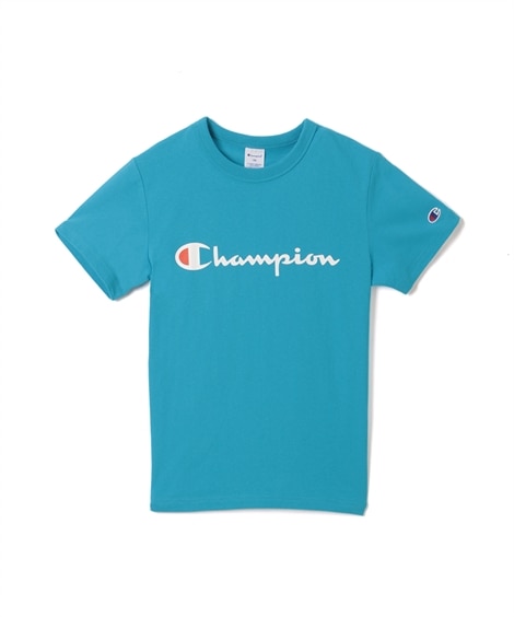 【Champion】ショートスリーブTシャツ(130cm)(ブルー) (Tシャツ・カットソー/子供服・子供用品・キッズ)