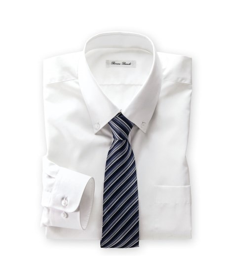 【紳士服】 抗菌防臭。形態安定長袖ワイシャツ（ボタンダウン）（標準シルエット） メンズワイシャツ・カッターシャツ