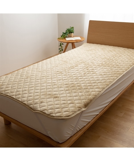【mofua】プレミアムマイクロファイバー多色敷パッド 敷きパッド・ベッドパッドの商品画像