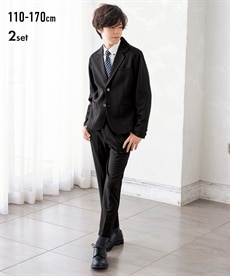 【卒園　入学　卒業】カットソーセットアップスーツ２点セット（ジャケット+パンツ）（男の子　子供服　ジュニア服）
