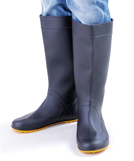 ＜ニッセン＞ 小さくたためる柔らか長靴「ノーカーズ」(L(25. 5-26. 0cm))(白) (レインシューズ・レインブーツ・長靴/靴(レディースシューズ)・バッグ・アクセサリー)画像