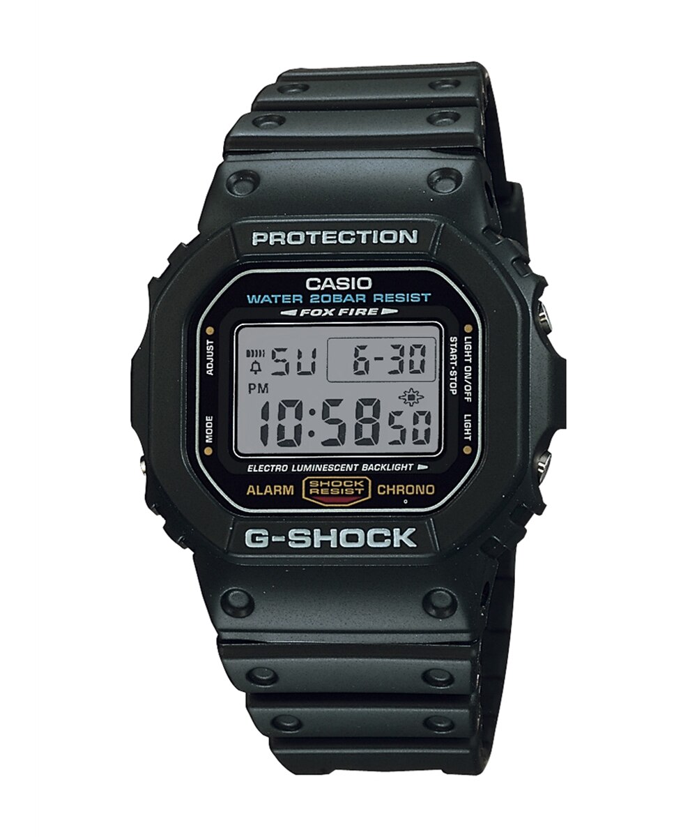 CASIO G-SHOCK クォーツ（ボタン電池）式・20気圧防水腕時計 DW-5600E 