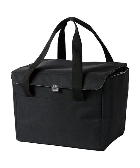 しっかり保冷 レジサイクルバッグ(フリーサイズ)(ブラック) (エコバッグ・買い物袋/靴(レディースシューズ)・バッグ・アクセサリー)