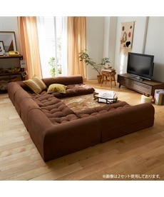 【日本製】コーナーフロアソファー３点セット ソファーの商品画像