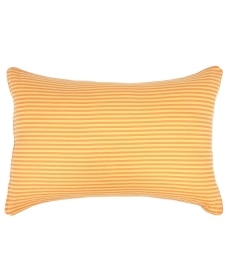 綿１００％枕カバー（ファスナータイプ）Ｔシャツのような肌触りボーダーの天竺ニット