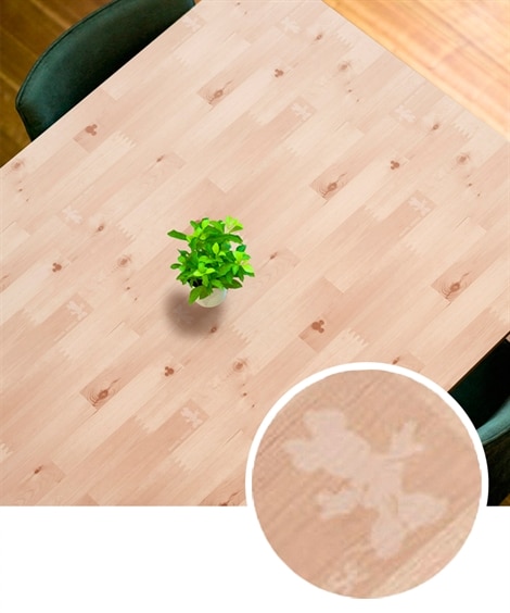 ＜ニッセン＞ 自由にカットできる微粘着テーブルデコレーション 約90×150cm（リメイクシート） (テーブルクロス/生活雑貨・タオル・キッチン用品)画像