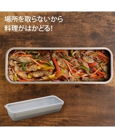 【燕三条】お料理がはかどる　スリム蓋付き角バット　日本製