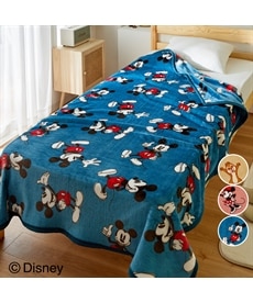 ディズニー　「ミッキーマウス/ミニーマウス/チップ＆デール」選べる３柄あったか毛布