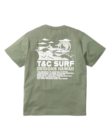 T&C Surf Designs（T＆Cサーフデザイン）【50周年記念企画】綿１００％サーフプリント半袖クルーネックＴシャツ