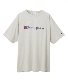 【大きいサイズメンズ】Champion　綿１００％天竺プリント半袖クルーネックＴシャツ（コットンＵＳＡ使用）/チャンピオン