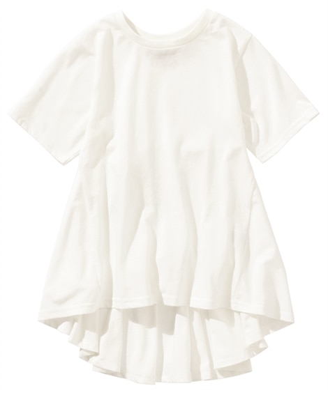チュニックTシャツ(140cm)(オフホワイト/オフ) (Tシャツ・カットソー/子供服・子供用品・キッズ)