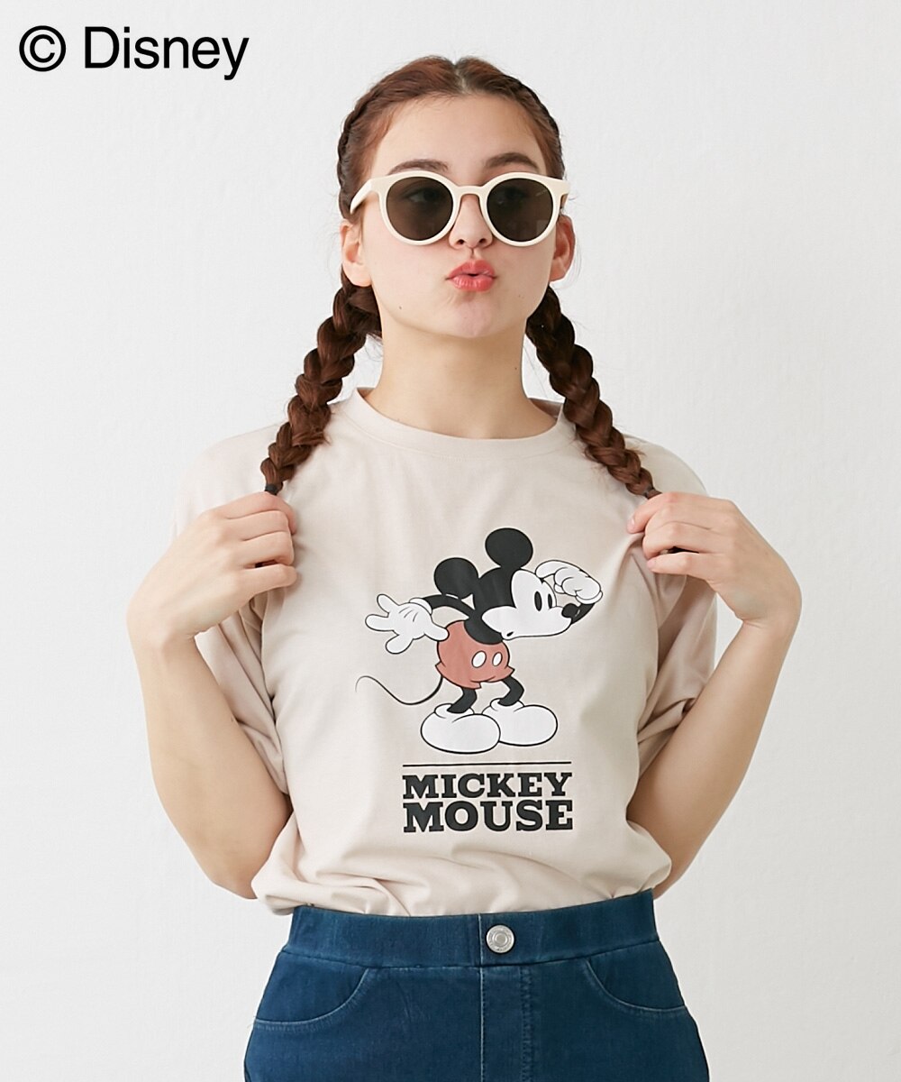 ディズニー】ミッキーマウス/プリント半袖Ｔシャツ 通販【ニッセン】