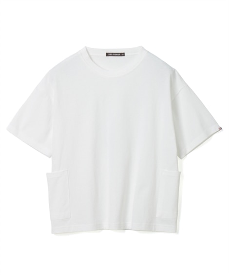 サイドポケットビッグTシャツ(150cm)(ホワイト) (Tシャツ・カットソー/子供服・子供用品・キッズ)