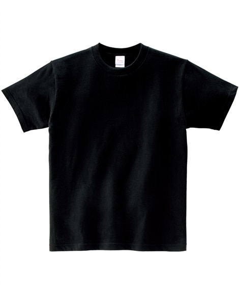 綿１００％無地クルーネック半袖Ｔシャツ(S)(ブラック) (Tシャツ・カットソー/メンズファッション/紳士服)