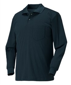KURODARUMA　25472　吸汗速乾・接触冷感長袖ポロシャツ