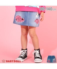 【BABYDOLL】ディズニー ダメージデニムスカート 4858K