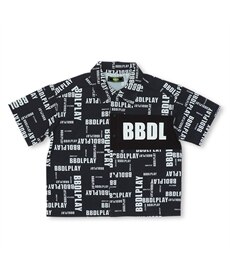 【BABYDOLL】BBDL ロゴ総柄切替シャツ 5005K