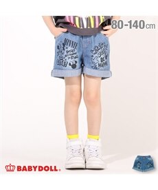 【BABYDOLL】ディズニー キャラクターデニムショートパンツ 5030K
