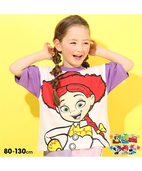 【BABYDOLL】ディズニー ネオンBIGキャラクターTシャツ 4931K v30（Tシャツ・カットソー）BABYDOLL（ベビードール）