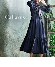 【入学式・卒業式・フォーマル・結婚式・パーティードレス】＜Callarus＞Tiered Design Onepiece Dress