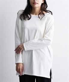 綿100％ 日本製 長袖Ｔシャツ　肌が喜ぶレイヤード最適ななめらか肌ざわり　RiFUKURU