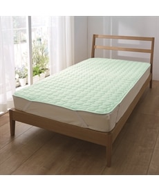 綿１００％天然素材の接触冷感 敷パッド 敷きパッド・ベッドパッドの商品画像