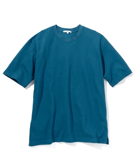 吸汗速乾オーバーサイズ5分袖Tシャツ（UVカット）(8L)(ダークブルー/ブルー) (Tシャツ・カットソー/メンズファッション/紳士服)