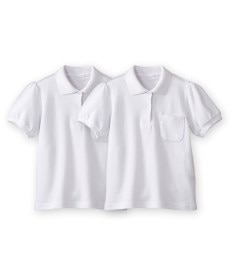 綿１００％半袖ポロシャツ２枚組（ポケットあり）（女の子）