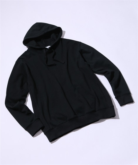 ヘビーウェイトオーバーサイズスウェットプルパーカー(10L)(黒) (パーカー/メンズファッション/紳士服)