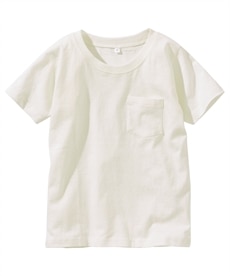 【ゆったりサイズ】綿１００％ポケット付半袖Tシャツ